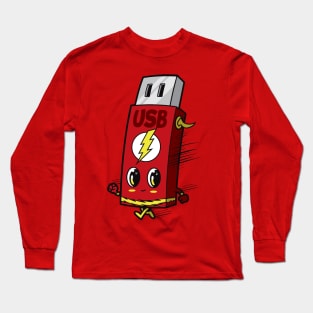 USB Flash Drive Long Sleeve T-Shirt